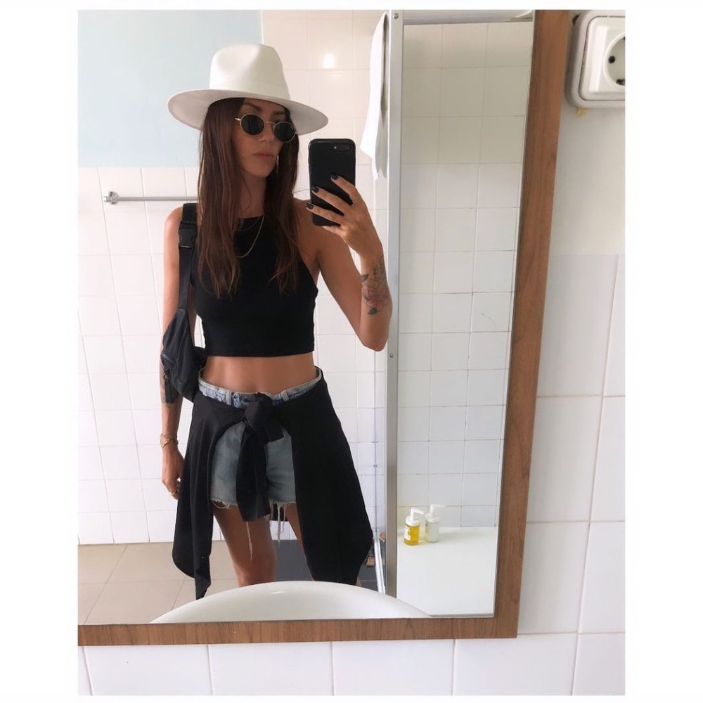 JOËL JOSEPH HAT- SIZE MEDIUM IN WHITE